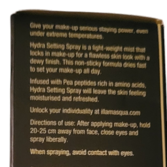 Illamasqua Hydra Setting Spray •100 ml - Picture 9 of 10